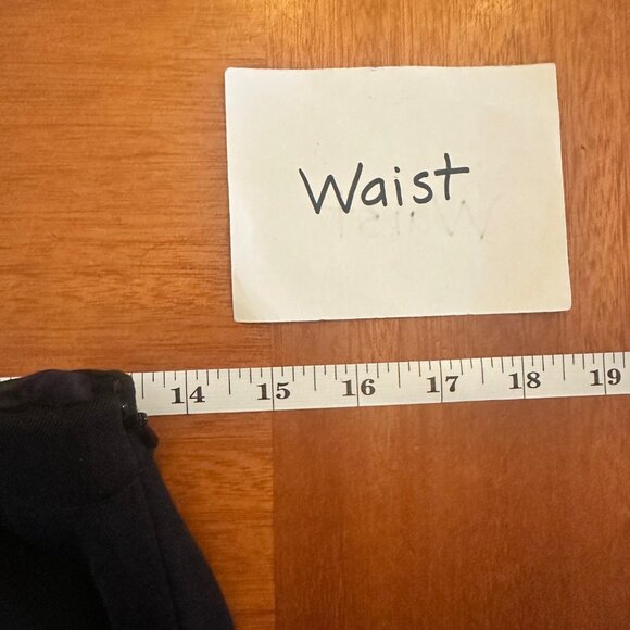 Talbots Vintage 90s Stretch Long Maxi Black tailored skirt sz 4 - Picture 2 of 8